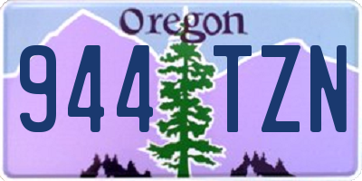 OR license plate 944TZN