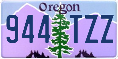 OR license plate 944TZZ