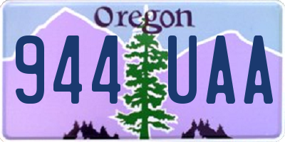OR license plate 944UAA