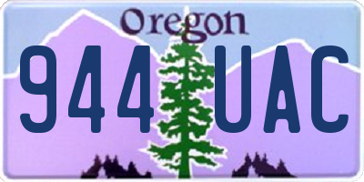 OR license plate 944UAC