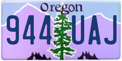 OR license plate 944UAJ