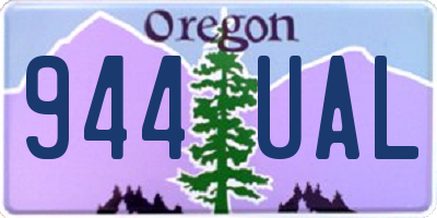 OR license plate 944UAL