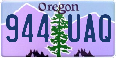 OR license plate 944UAQ
