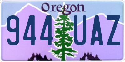 OR license plate 944UAZ