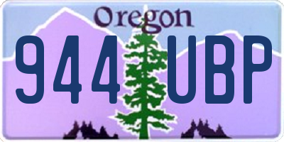 OR license plate 944UBP