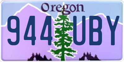 OR license plate 944UBY