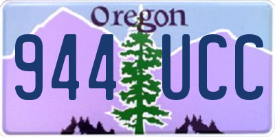 OR license plate 944UCC