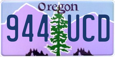 OR license plate 944UCD
