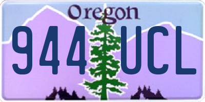 OR license plate 944UCL