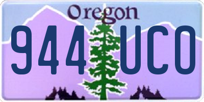 OR license plate 944UCO