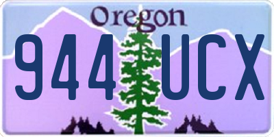 OR license plate 944UCX