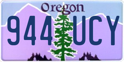 OR license plate 944UCY