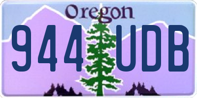 OR license plate 944UDB