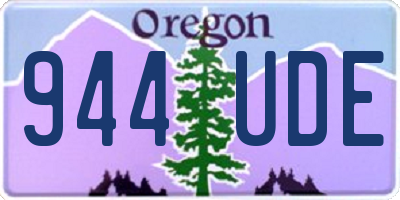 OR license plate 944UDE
