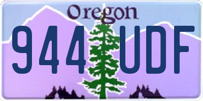 OR license plate 944UDF