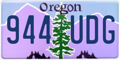 OR license plate 944UDG