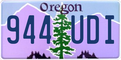 OR license plate 944UDI