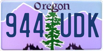 OR license plate 944UDK