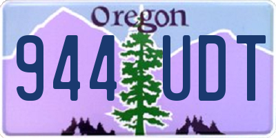 OR license plate 944UDT