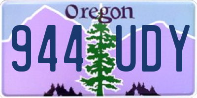 OR license plate 944UDY