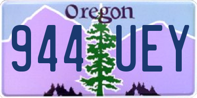 OR license plate 944UEY