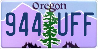 OR license plate 944UFF