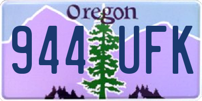 OR license plate 944UFK