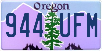 OR license plate 944UFM