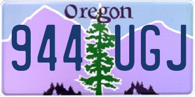 OR license plate 944UGJ