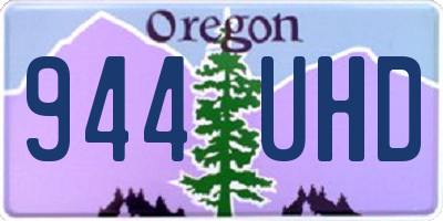 OR license plate 944UHD