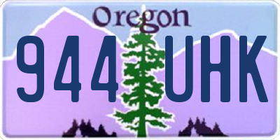 OR license plate 944UHK