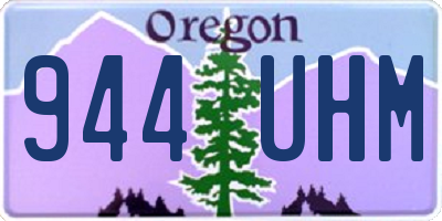 OR license plate 944UHM