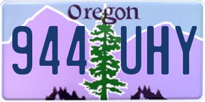 OR license plate 944UHY