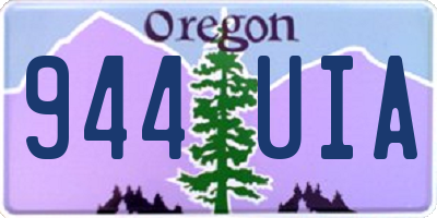 OR license plate 944UIA