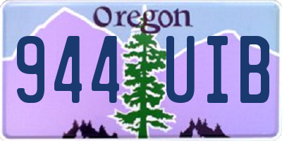 OR license plate 944UIB