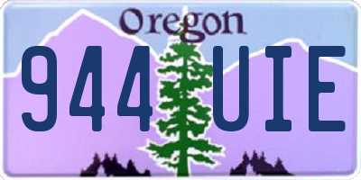 OR license plate 944UIE