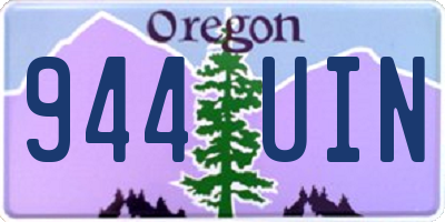 OR license plate 944UIN