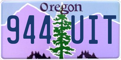 OR license plate 944UIT