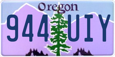 OR license plate 944UIY