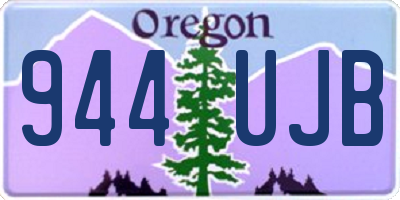 OR license plate 944UJB