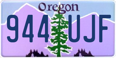 OR license plate 944UJF