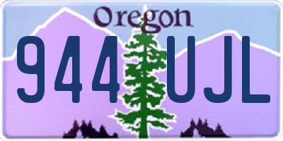OR license plate 944UJL