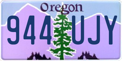 OR license plate 944UJY