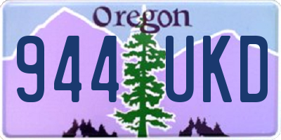 OR license plate 944UKD