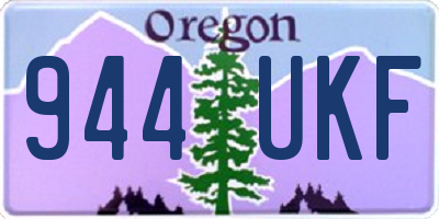 OR license plate 944UKF