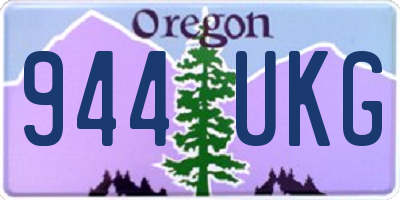 OR license plate 944UKG
