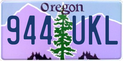 OR license plate 944UKL