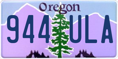 OR license plate 944ULA