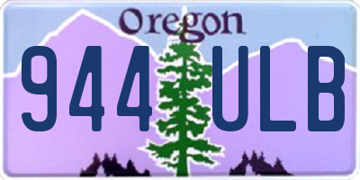 OR license plate 944ULB