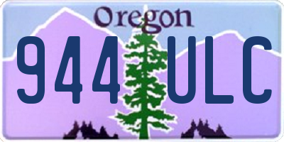 OR license plate 944ULC